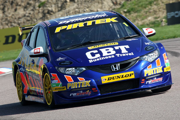 Andrew Jordan dominated all the sessions today at Thruxton