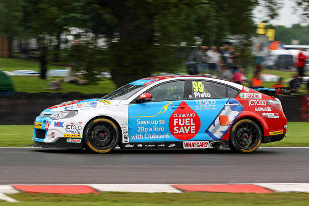 Jason Plato on his way to qualifying 2nd