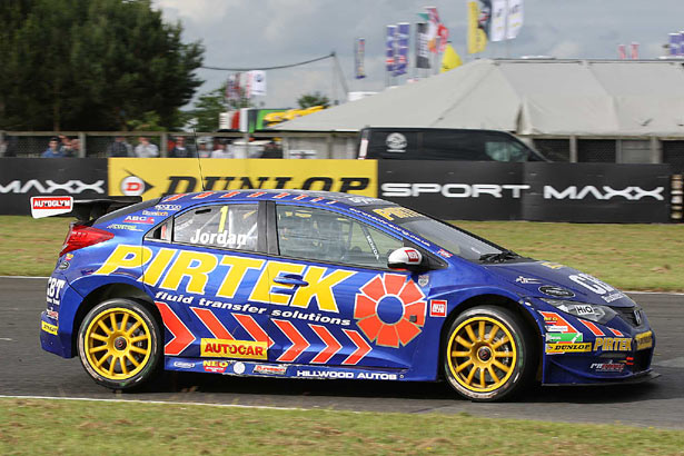 Andrew Jordan in his Pirtek Racing Honda Civic