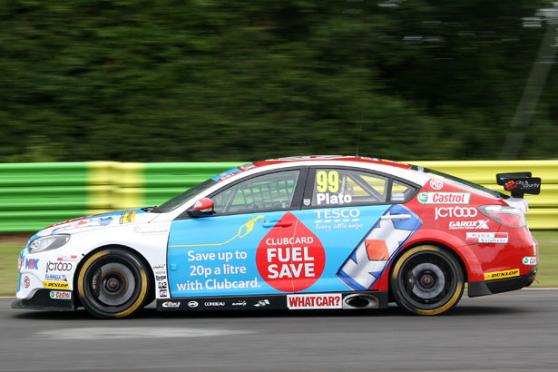 Jason Plato qualified 2nd for MG KX Clubcard Fuel Save