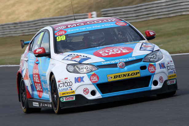 Jason Plato led from start to finish in his MG6