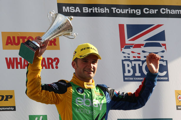 Colin Turkington takes his 3rd podium finish of the day