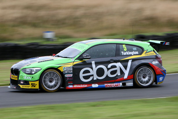 Colin Turkington headed the time sheets for eBay Motors