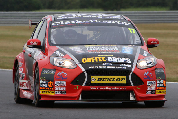 Dave Newsham in his AmDTuning.com Ford Focus