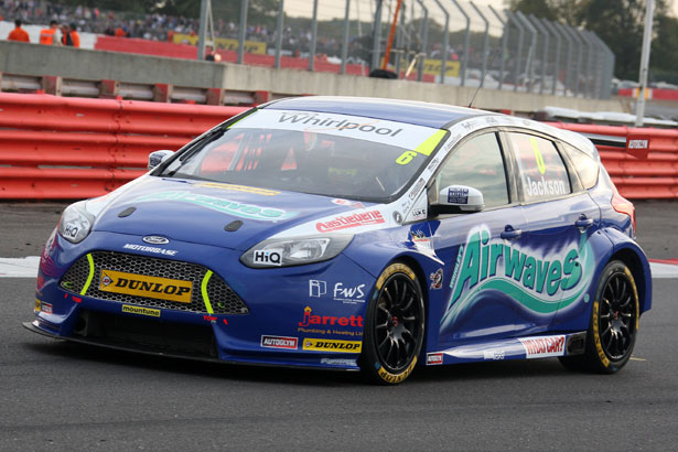 Mat Jackson at the wheel of his Airwaves Racing Ford Focus ST
