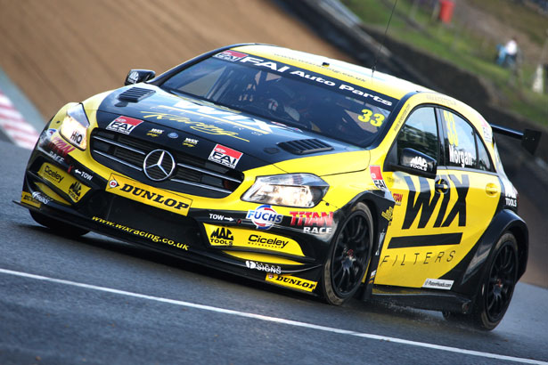 Adam Morgan in his WIX Racing Mercedes Benz A-Class