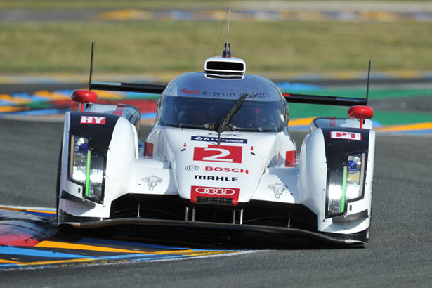 Audi's No. 2 R18 e-tron Quattro won the 2014 Le Man 24 Hour