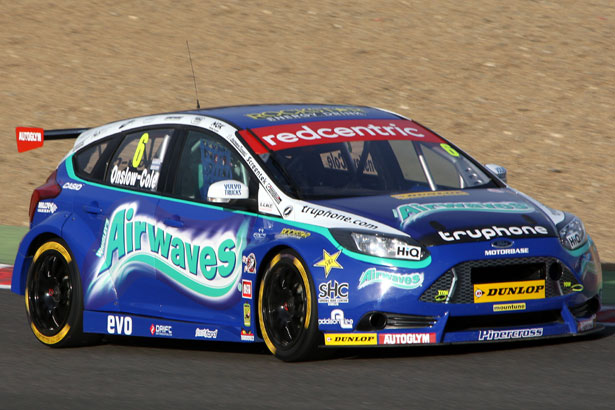 Tom Onslow-Cole in the 2013 Airwaves Racing Ford Focus