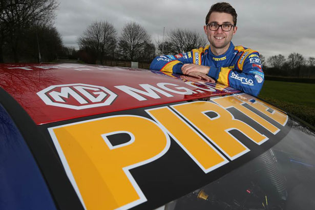 Andrew Jordan will drive a Pirtek-liveried MG6 GT in 2015