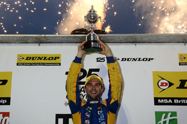Jordan won the British Touring Car Championship in 2013