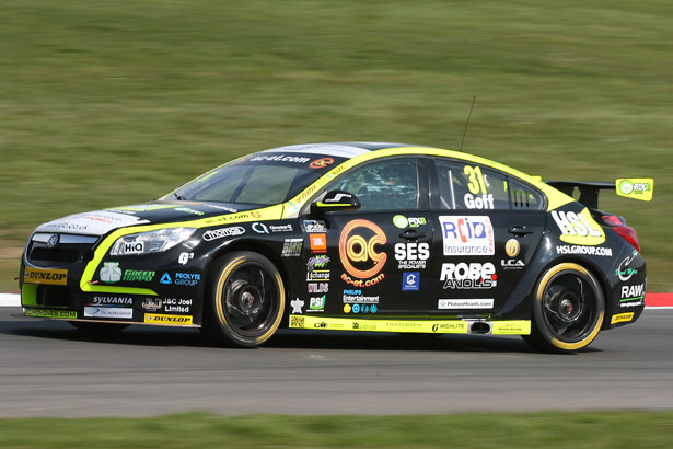 Goff started the 2014 BTCC season in a Vauxhall Insignia