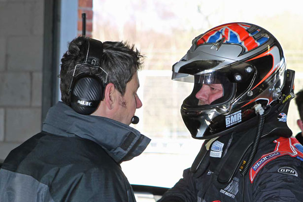 Warren Scott took his team testing at Oulton Park today
