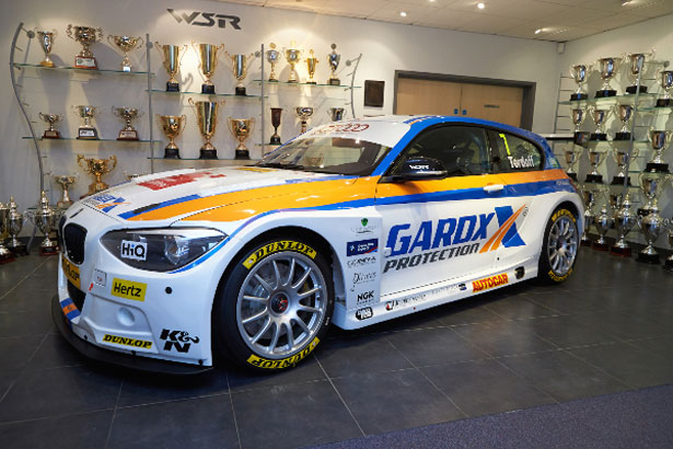 The striking livery of the 'Team JCT600 with GardX' BMWs