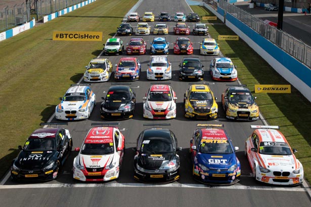 The cars of the 2015 Dunlop MSA British Touring Car Championship