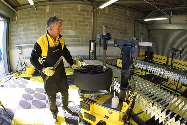 Dunlop tyres are fitted to all BTCC cars at every meeting