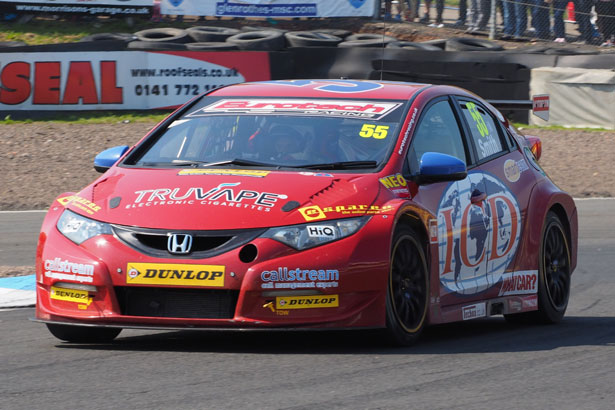 Jeff Smith in his 2015 Eurotech Racing Honda Civic