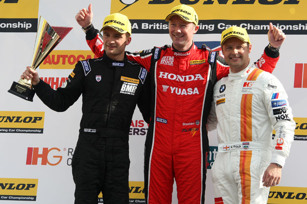 Colin Turkington, Gordon Shedden and Andy Priaulx