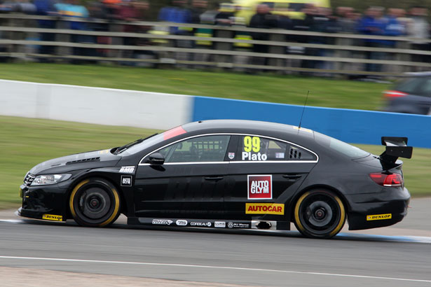 Jason Plato in his Team BMR Volkswagen CC