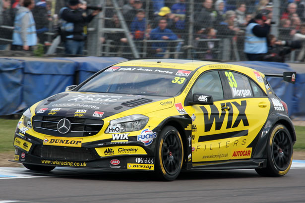 Adam Morgan finished an excellent 3rd for WIX Racing