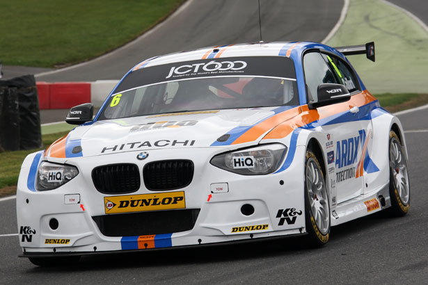 Rob Collard in his JCT600 Racing with GardX BMW 125i M Sport