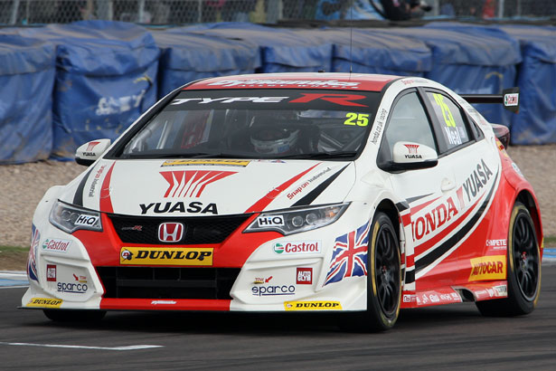 Matt Neal currently heads the Drivers' Championship standings