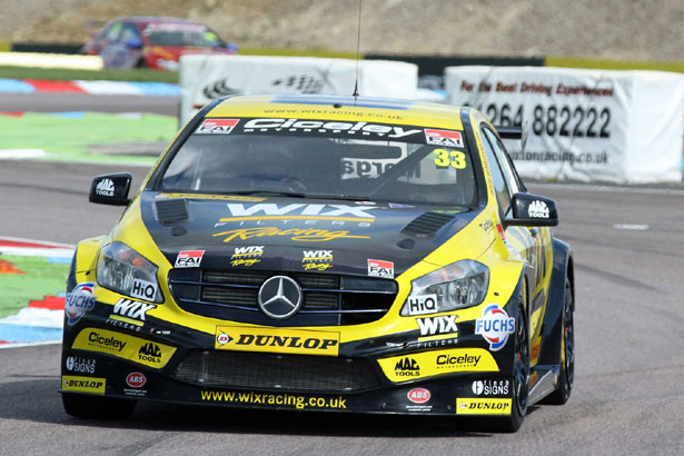 Adam Morgan briefly held provisional pole position