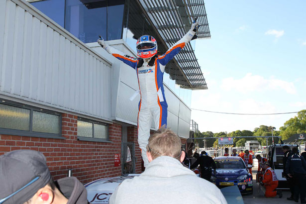 Sam Tordoff is delighted with his first win for BMW