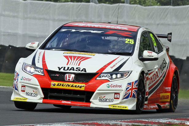 Matt Neal will join Jason Plato on the front row of the grid