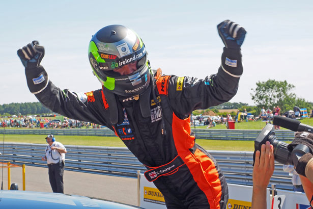 Colin Turkington celebrates another BTCC victory