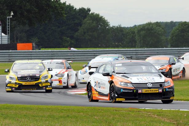 Adam Morgan and Andy Priaulx follow Colin Turkington home