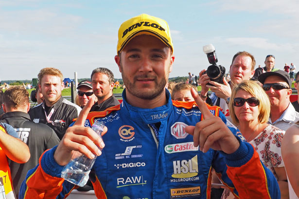 Jack Goff takes his first win in the BTCC