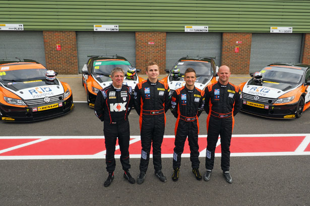 Team BMR show off the new RCIB Insurance livery