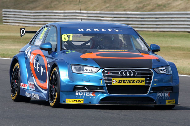 Robb Holland in his 2014 Rotek Racing Audi S3