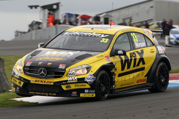 Adam Morgan in his WIX Racing Mercedes Benz A-Class