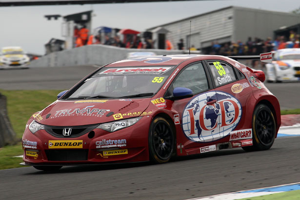 Jeff Smith was 2nd fastest in his Eurotech Racing Honda Civic