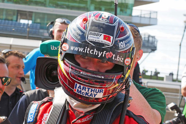 Gordon Shedden wins the second race from Rockingham