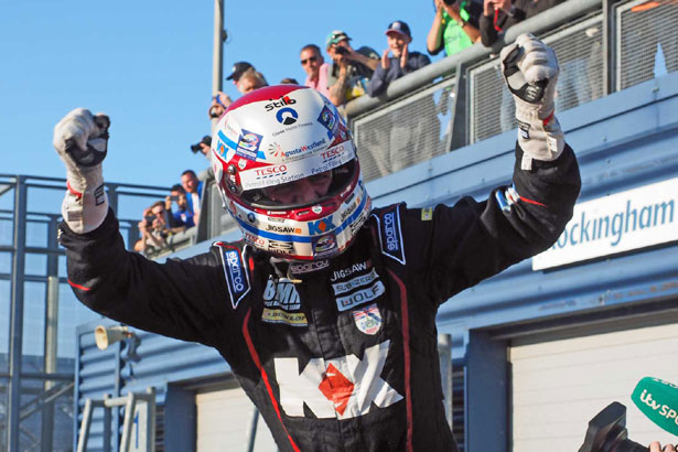 Jason Plato wins the final race from Rockingham