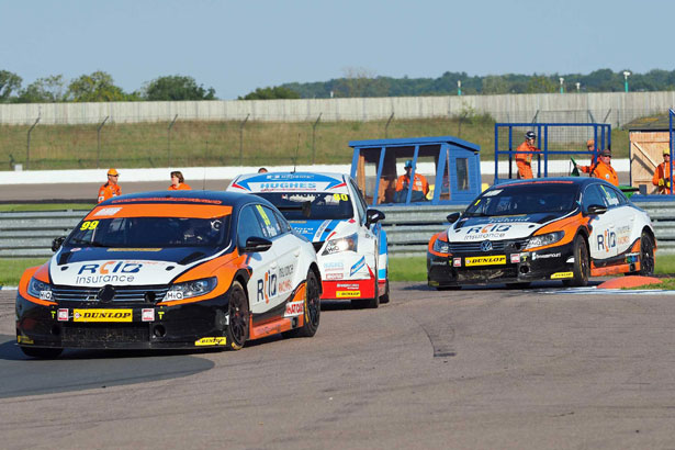 Race leaders: Jason Plato, Tom Ingram and Colin Turkington