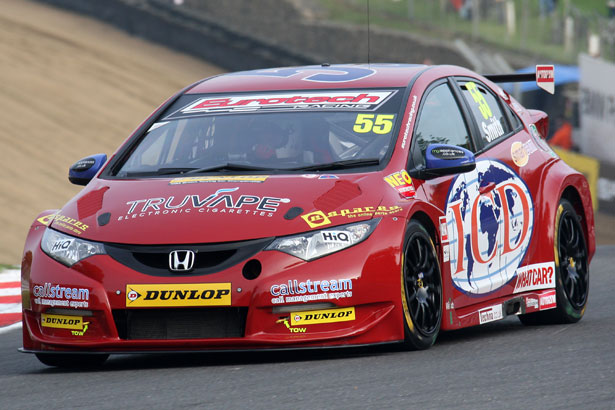 Eurotech team boss Jeff Smith in his 2015 Honda Civic