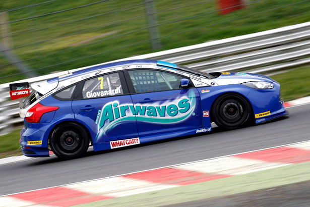 Fabrizio Giovanardi in the 2014 Motorbase-prepared Ford Focus ST