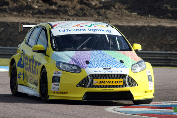 Alex Martin in the Motorbase prepared Dextra Racing Ford Focus