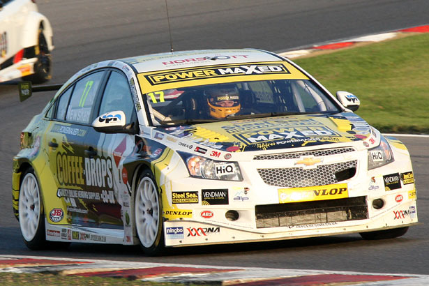 Dave Newsham in his Power Maxed Racing Chevrolet Cruze