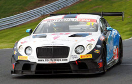 Team Parker Racing's Bentley Continental at Oulton Park