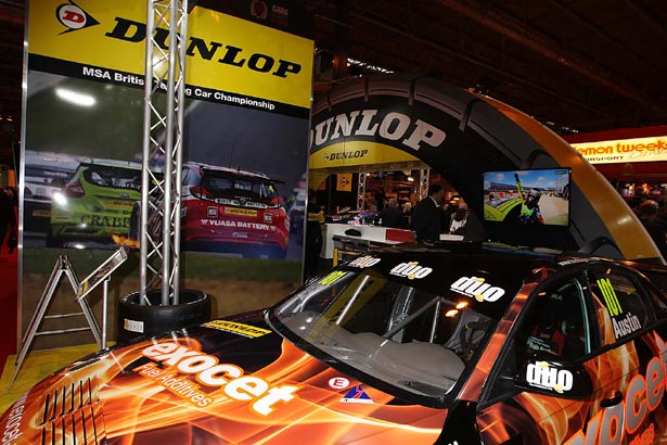 The Dunlop MSA BTCC stand at last year's show