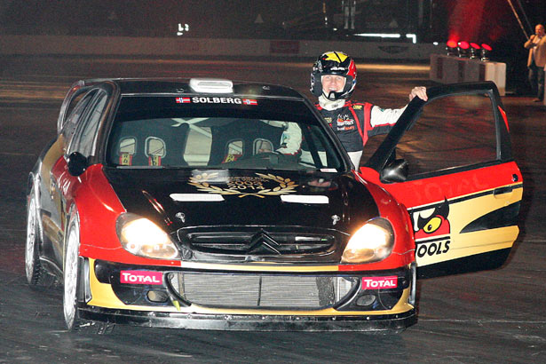 Petter Solberg in the Live Action Arena last year