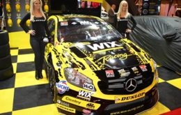Adam Morgan's Mercedes Benz A-Class with its new livery