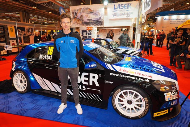 The new livery for Aiden Moffat's Laser Tools Racing A-Class