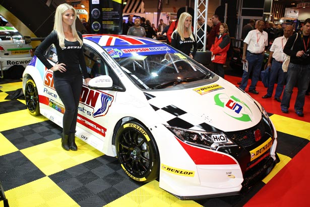 Matt Simpson unveiled his 2016 BTCC car at the show today