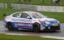 Andy Neate in his 2012 MG KX Momentum Racing MG6 GT