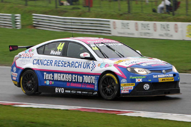 Andy Neate in his 2012 MG KX Momentum Racing MG6 GT